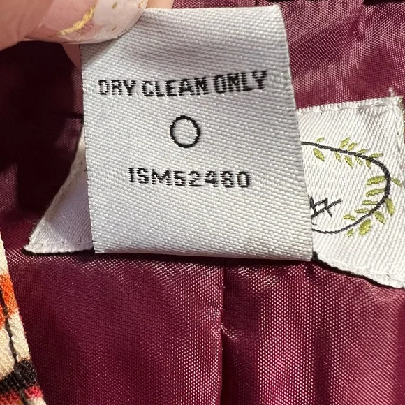 Molly & Maxx Jacket Size Medium Full Zip Lined 3/4 Sleeve - Picture 4 of 7